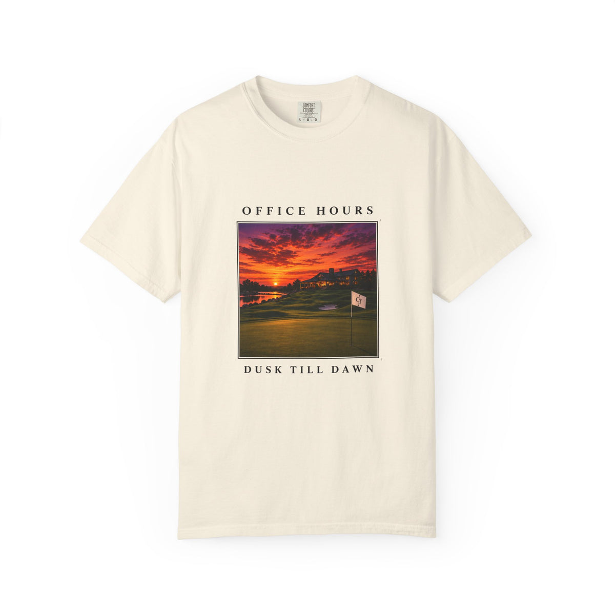 Office Hours Golf Tee | Dusk Till Dawn