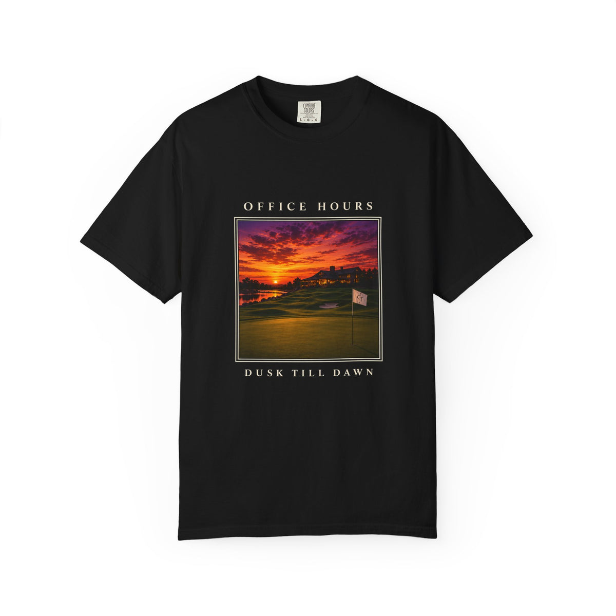 Office Hours Golf Tee | Dusk Till Dawn