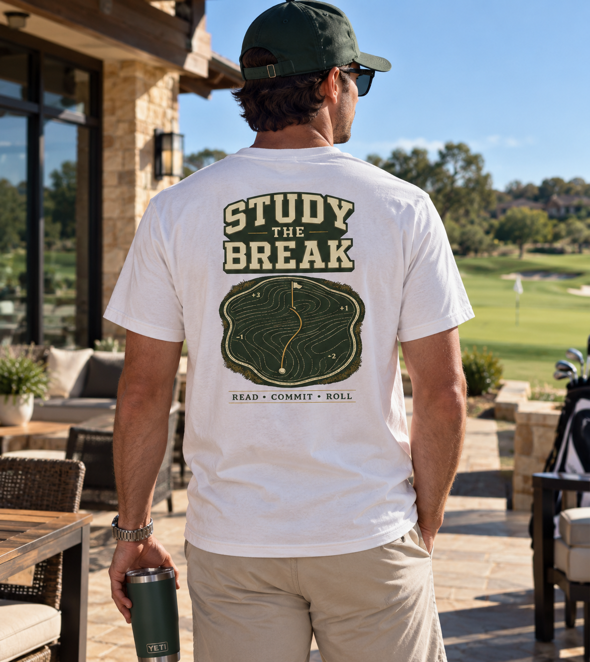 Study the Break Golf T‑Shirt